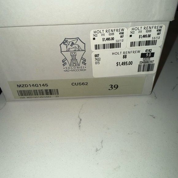 Brunello Cucinelli Gray and Tan Fringe Sandals - Picture 4 of 8